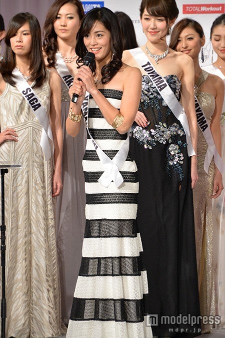 「2015ミス・ユニバース・ジャパン」ファイナリストによるスピーチ