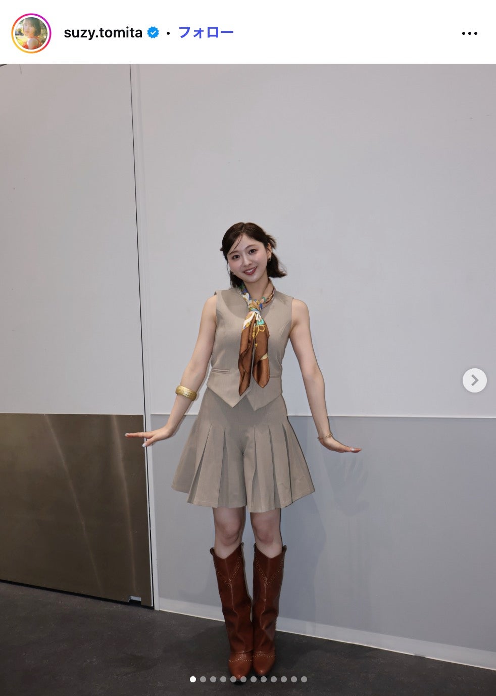 富田鈴花Instagramより
