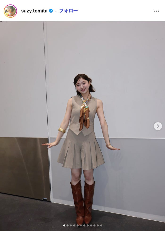 富田鈴花Instagramより