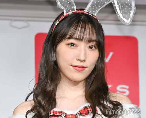 元モー娘。譜久村聖、膝上ミニで美脚披露「スタイル抜群」「モノトーンで上品」