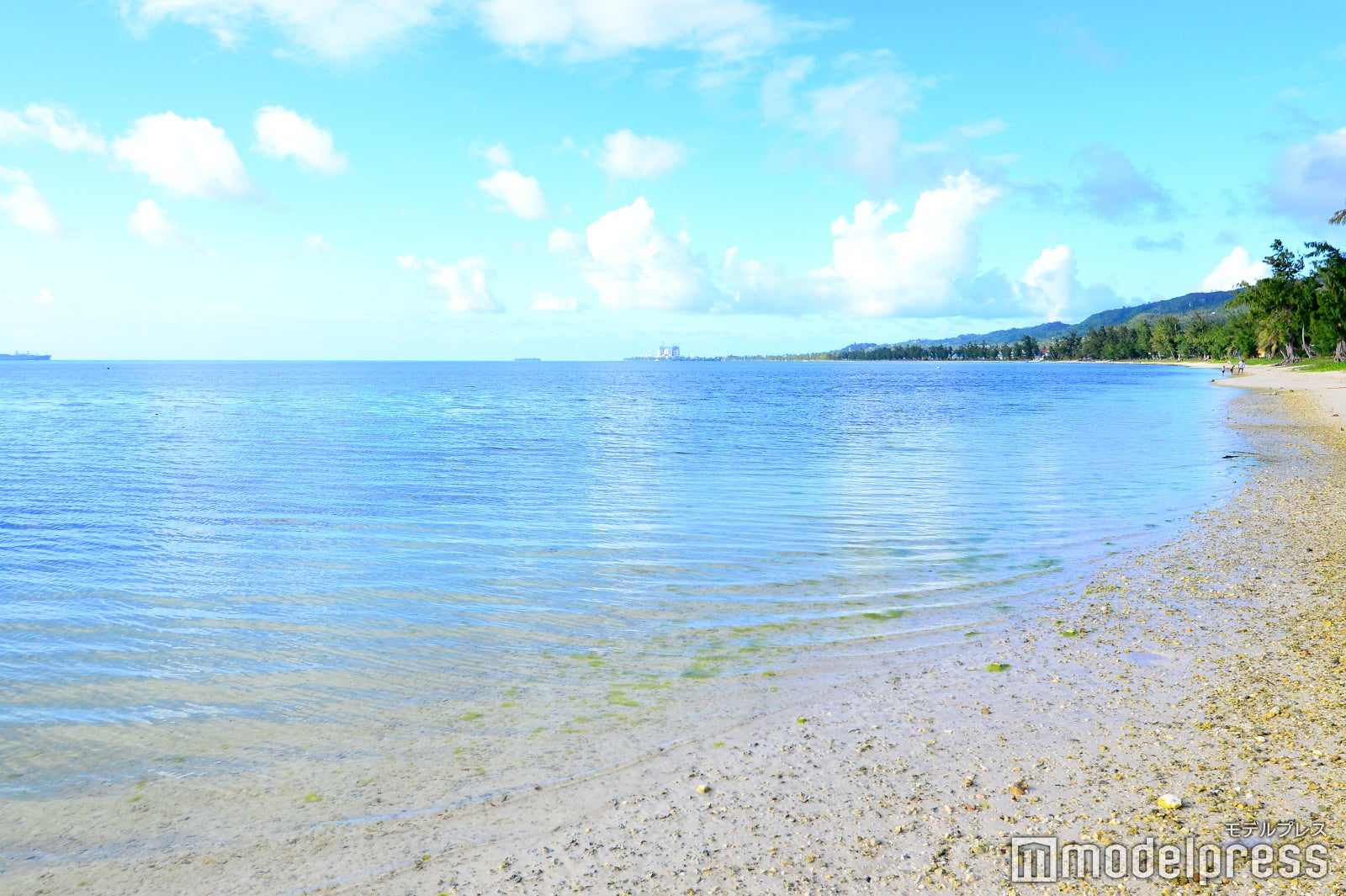 会場そばのビーチ（C）モデルプレス