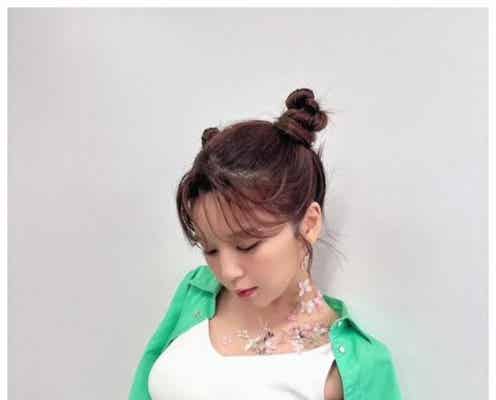 AAA宇野実彩子、圧巻美くびれ披露 大胆セットアップに「ジム行ってて良かった」