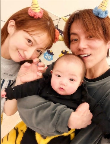 杉浦太陽、辻希美とお揃い‟ツノ姿”で節分満喫「夢空は初節分だね」