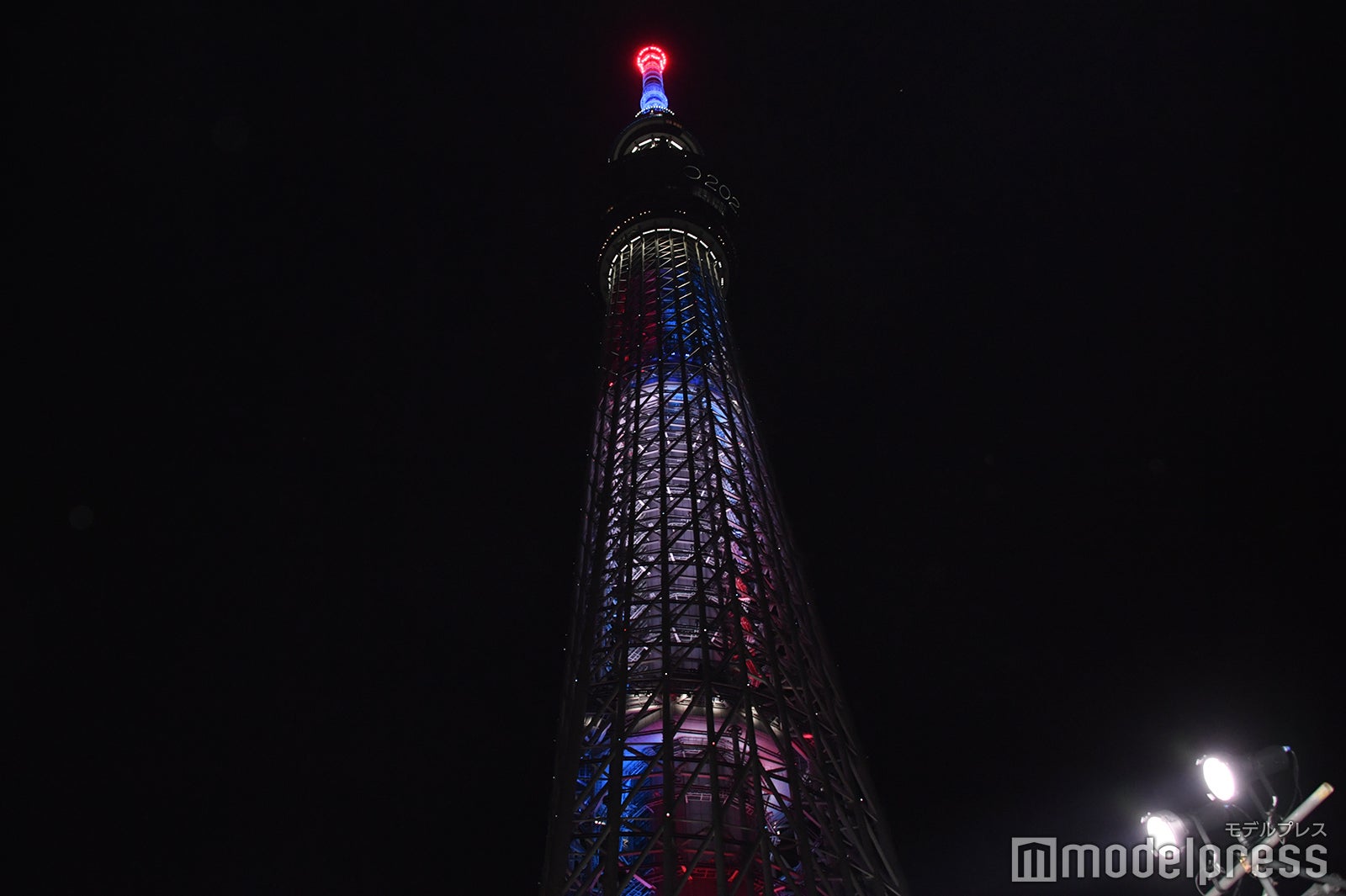 東京スカイツリーがライトアップ（C）モデルプレス
