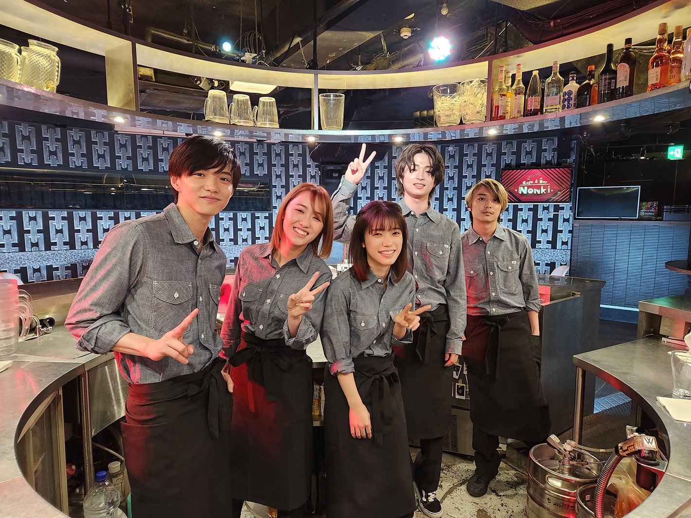 （左から）佐藤大樹、工藤遥、美山加恋、曽田陵介、松岡広大（C）ABC