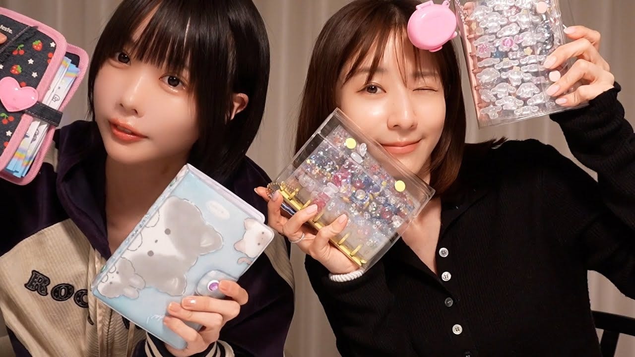 あのちゃんと田中みな実が今流行りのシール交換!「粗品と同じ趣味してる」