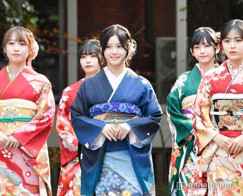 乃木坂46伊藤理々杏・中西アルノら6人が新成人、艷やか晴れ着姿で登場 乃木神社100周年・最強開運日