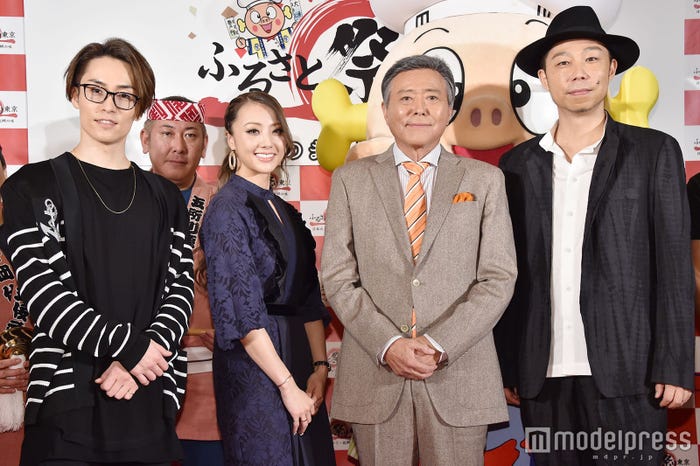 EXILE TETSUYA、Dream Shizuka、小倉智昭、EXILE USA (C)モデルプレス