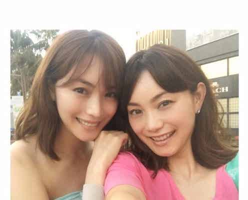 蛯原友里、妹・英里と2家族グアム旅行へ「美人姉妹素晴らしい」の声