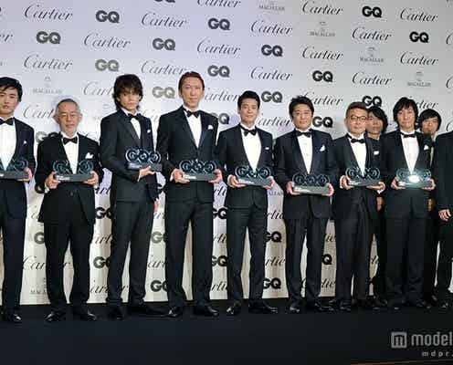 小栗旬、唐沢寿明、ウルフルズらが受賞“2014年最も輝いた男性”を発表