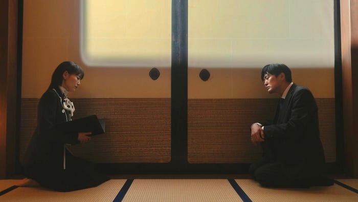 菊地凛子、劇団ひとり「花咲舞が黙ってない」第5話より(C)日本テレビ