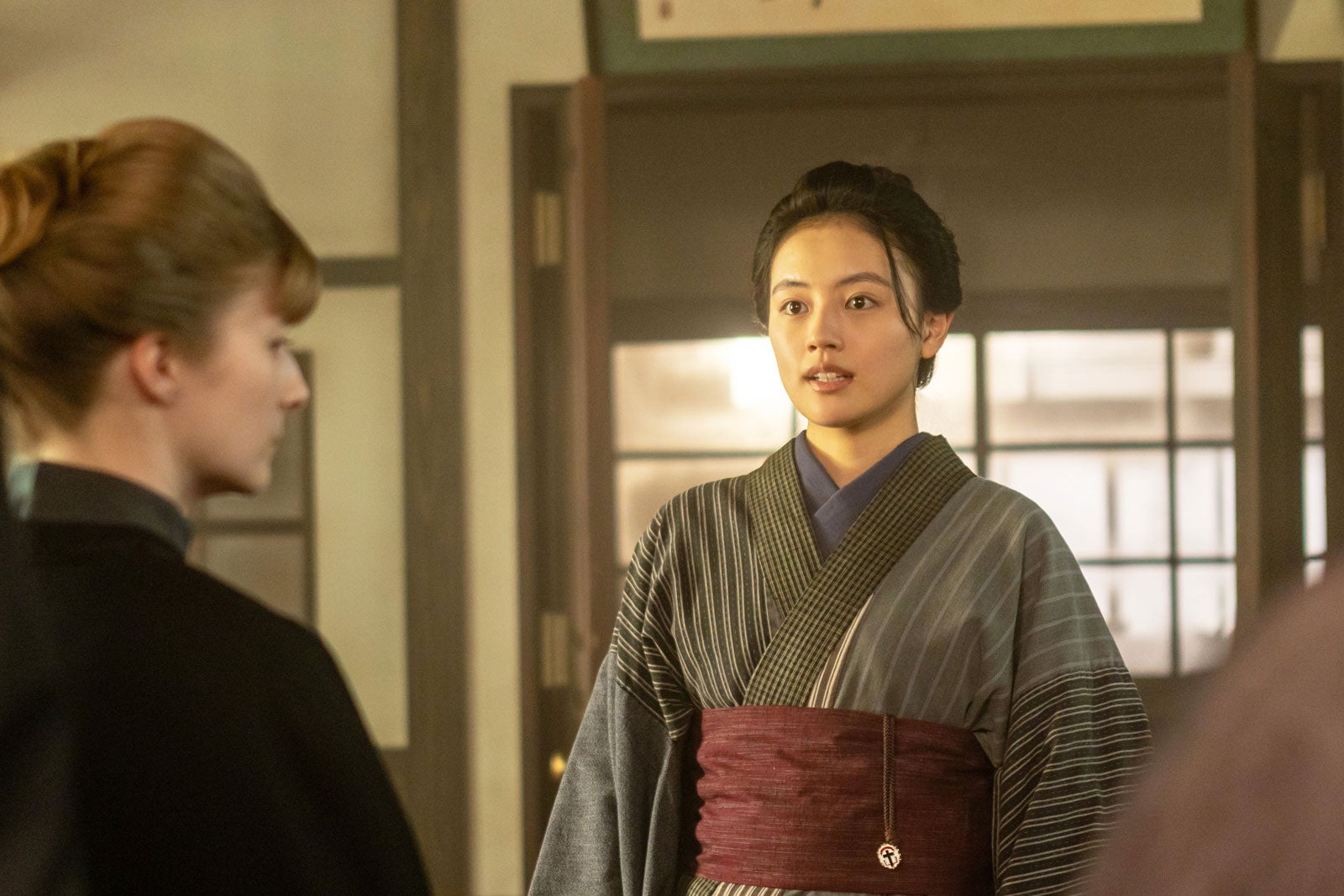 アニャ・フロリス、上坂樹里「風、薫る」第12話（C）NHK