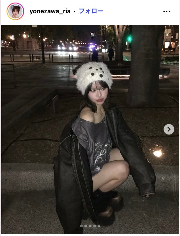 米澤りあInstagramより