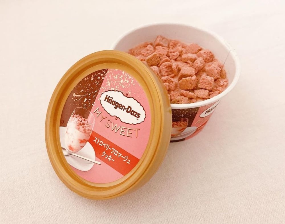 ハーゲンダッツマイスイートストロベリーフロマージュクッキー