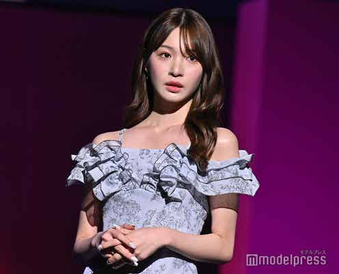 中川紅葉、オフショルワンピ姿で上品オーラ放つ【TGC teen 2024 Summer】