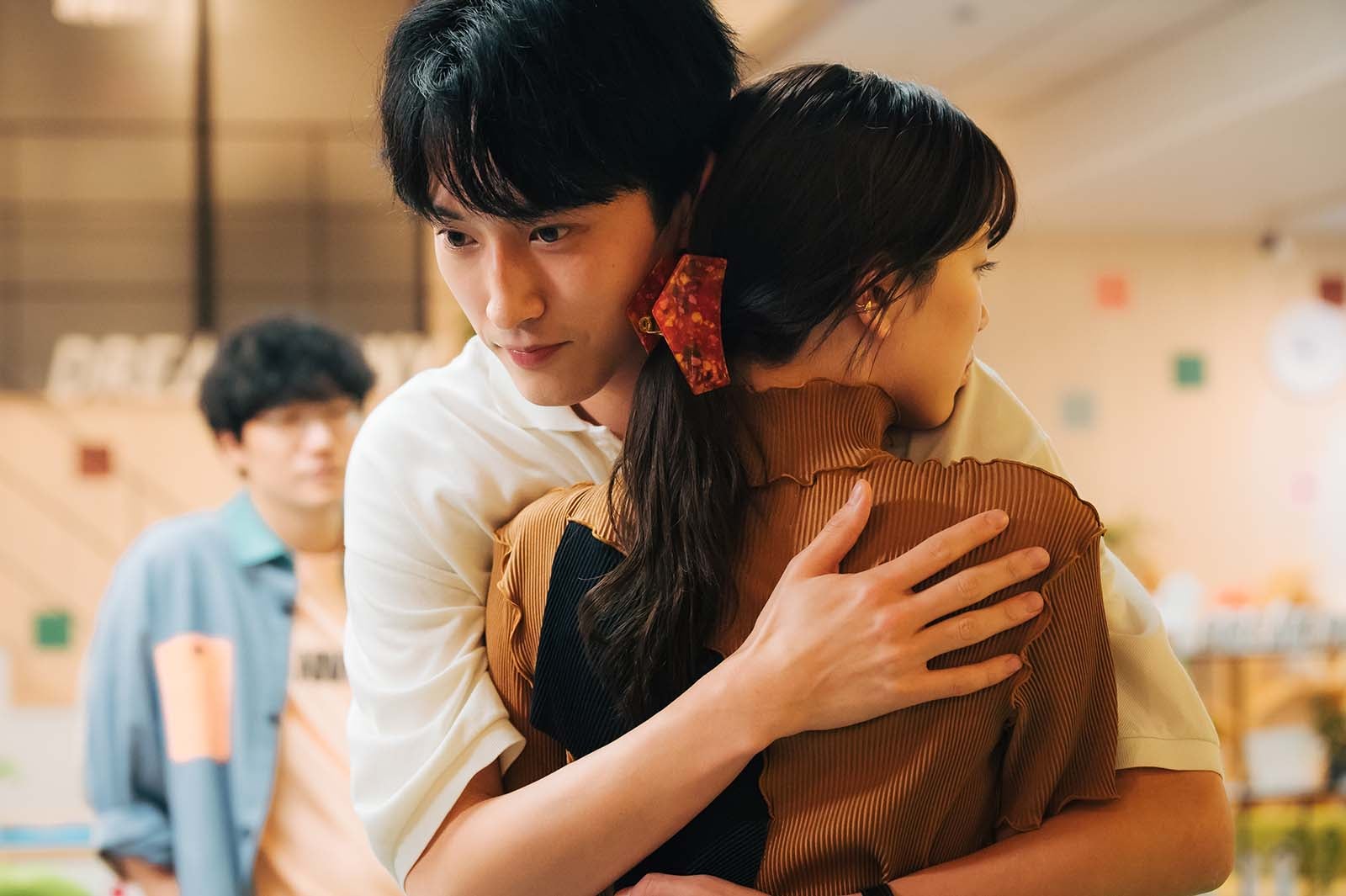 杉野遥亮、永野芽郁／「ユニコーンに乗って」第9話より（C）TBSスパークル／TBS　撮影：加藤春日