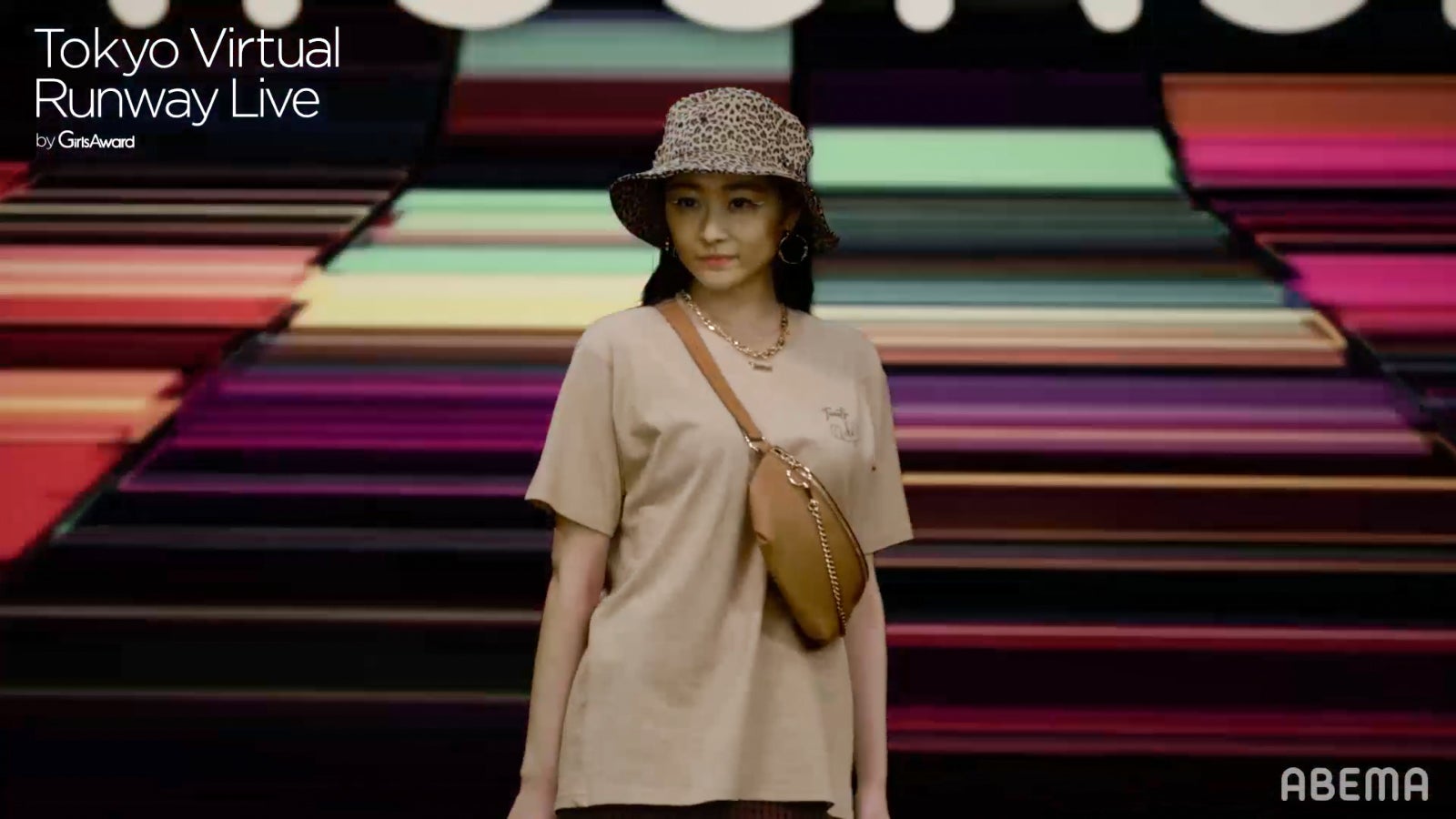 和田彩花（C）Tokyo Virtual Runway Live by GirlsAward （C）AbemaTV, Inc.
