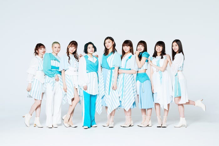 私立恵比寿中学/(左から)真山りか、安本彩花、星名美怜、柏木ひなた、小林歌穂、中山莉子、桜木心菜、小久保柚乃、風見和香(提供写真)