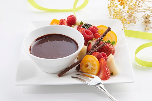 チョコレートフォンデュ￥1,500（提供写真）