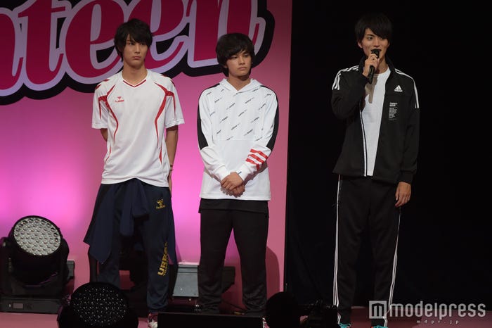 優男男子チーム(左から)中川大志、DISH//TAKUMI、山本涼介(C)モデルプレス