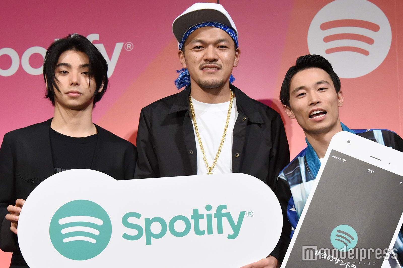 村上虹郎、竹内まなぶ、石田たくみ （C）モデルプレス