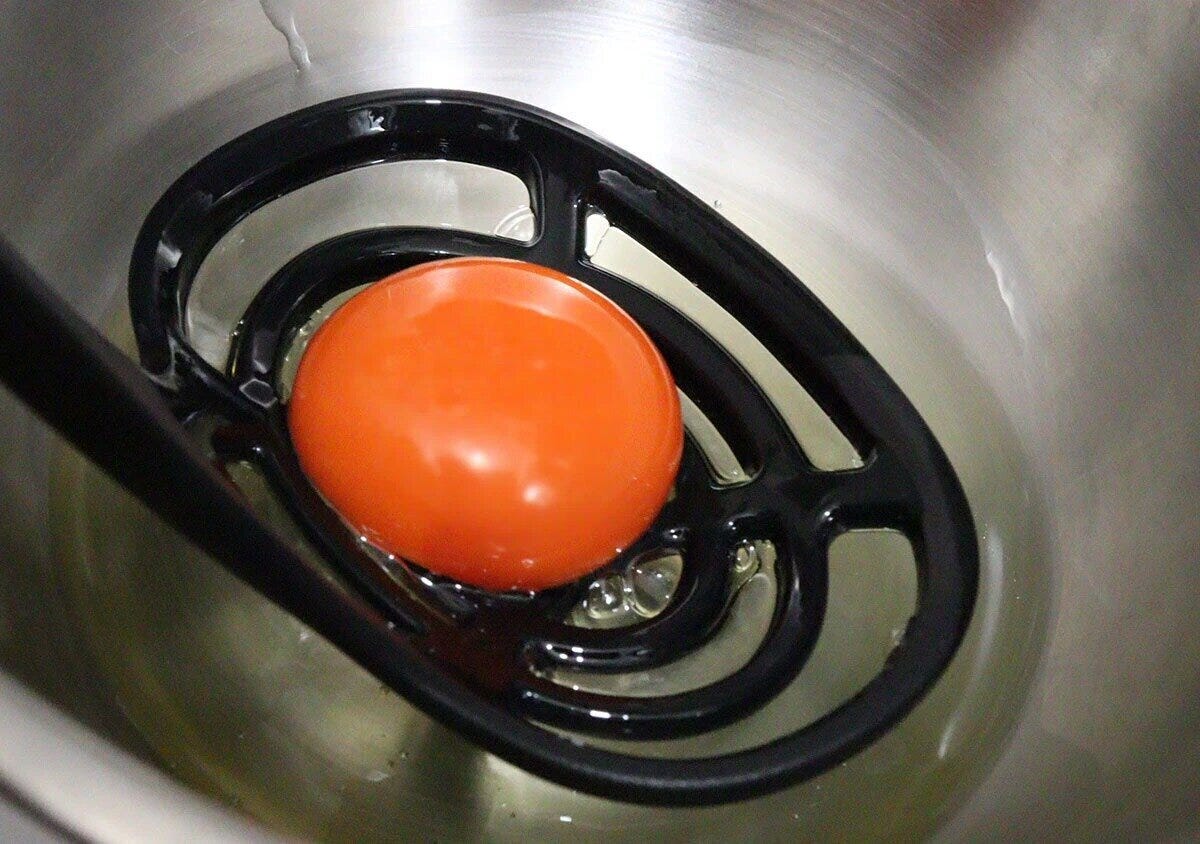 ダイソー　先がつかない4wayツール　使用例　白身わけ