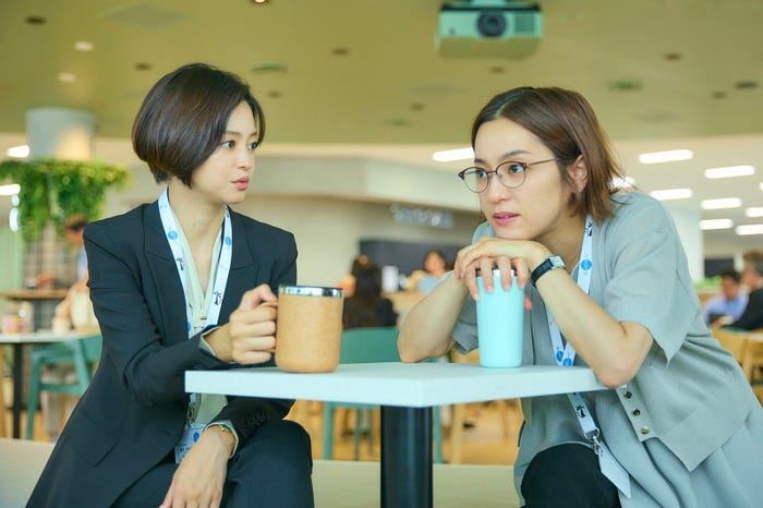 小林涼子、中村アン「青島くんはいじわる」第5話より(C)テレビ朝日