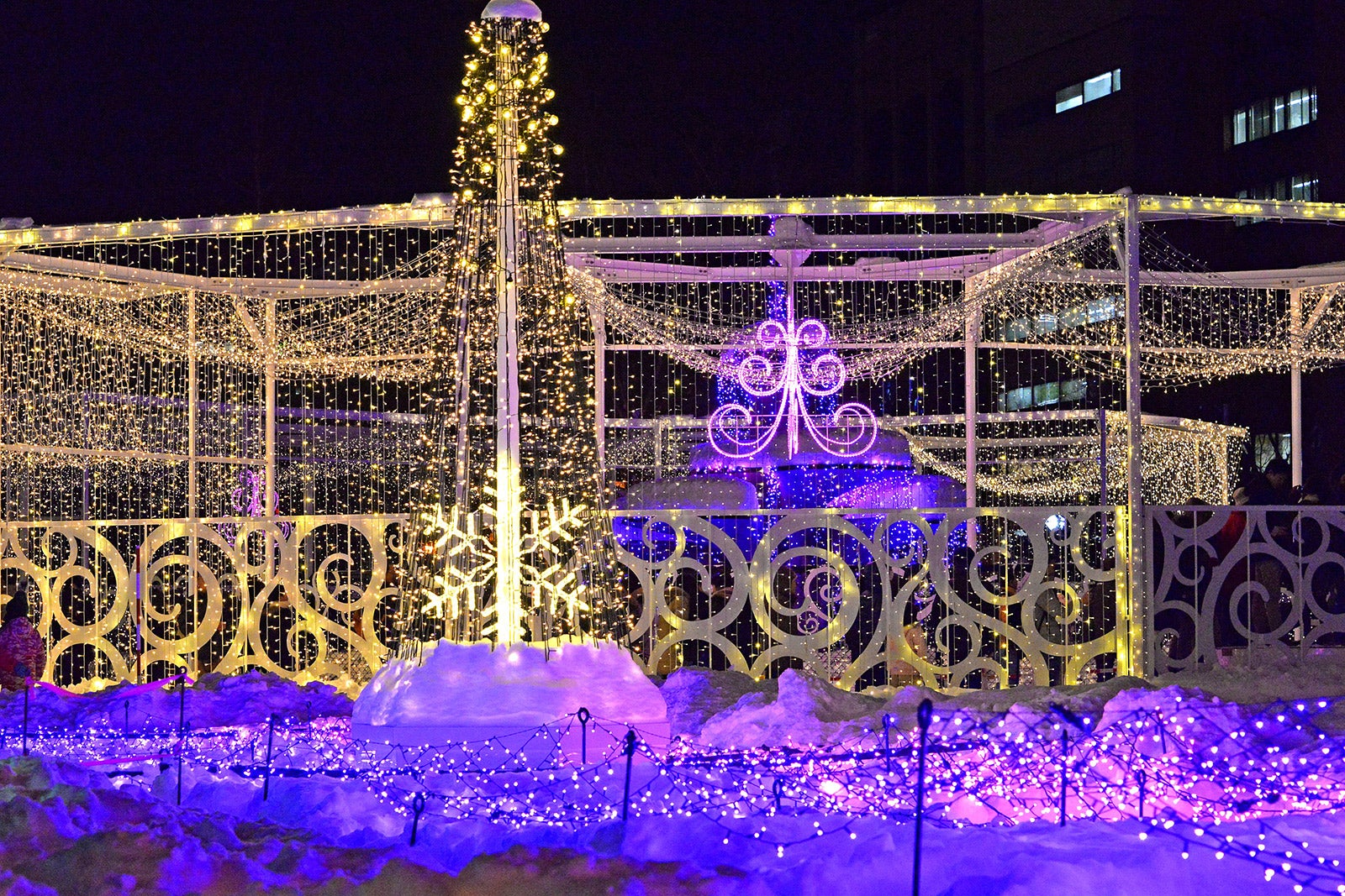 大通4丁目会場／画像提供：さっぽろホワイトイルミネーション実行委員会事務局