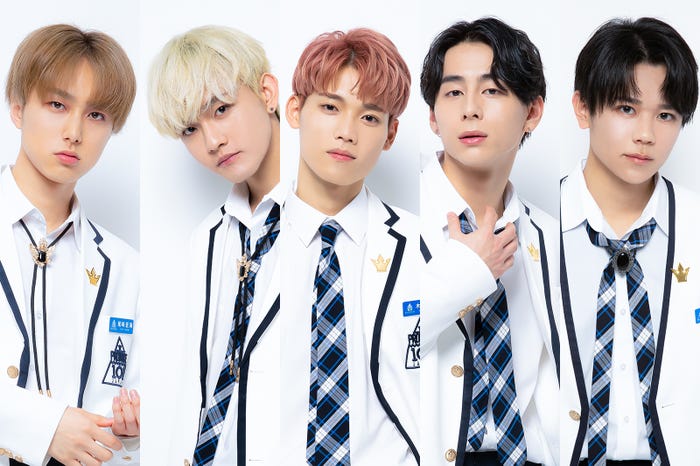 上位5人の(左から)尾崎匠海、田島将吾、木村柾哉、西洸人、藤牧京介(提供写真)