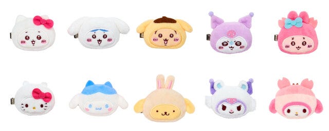 ちいかわ×サンリオキャラクターズヘアクリップ