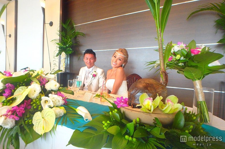 挙式の様子（画像：所属事務所提供）