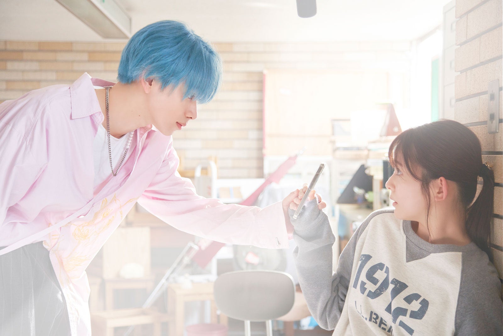 宮世琉弥、久間田琳加（C）2025『顔だけじゃ好きになりません』製作委員会