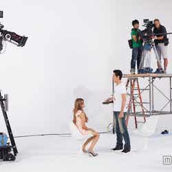 ローラ、山下真司/ソニー・ブルーレイ新CM「ローラにジャンプ」篇メイキングショット