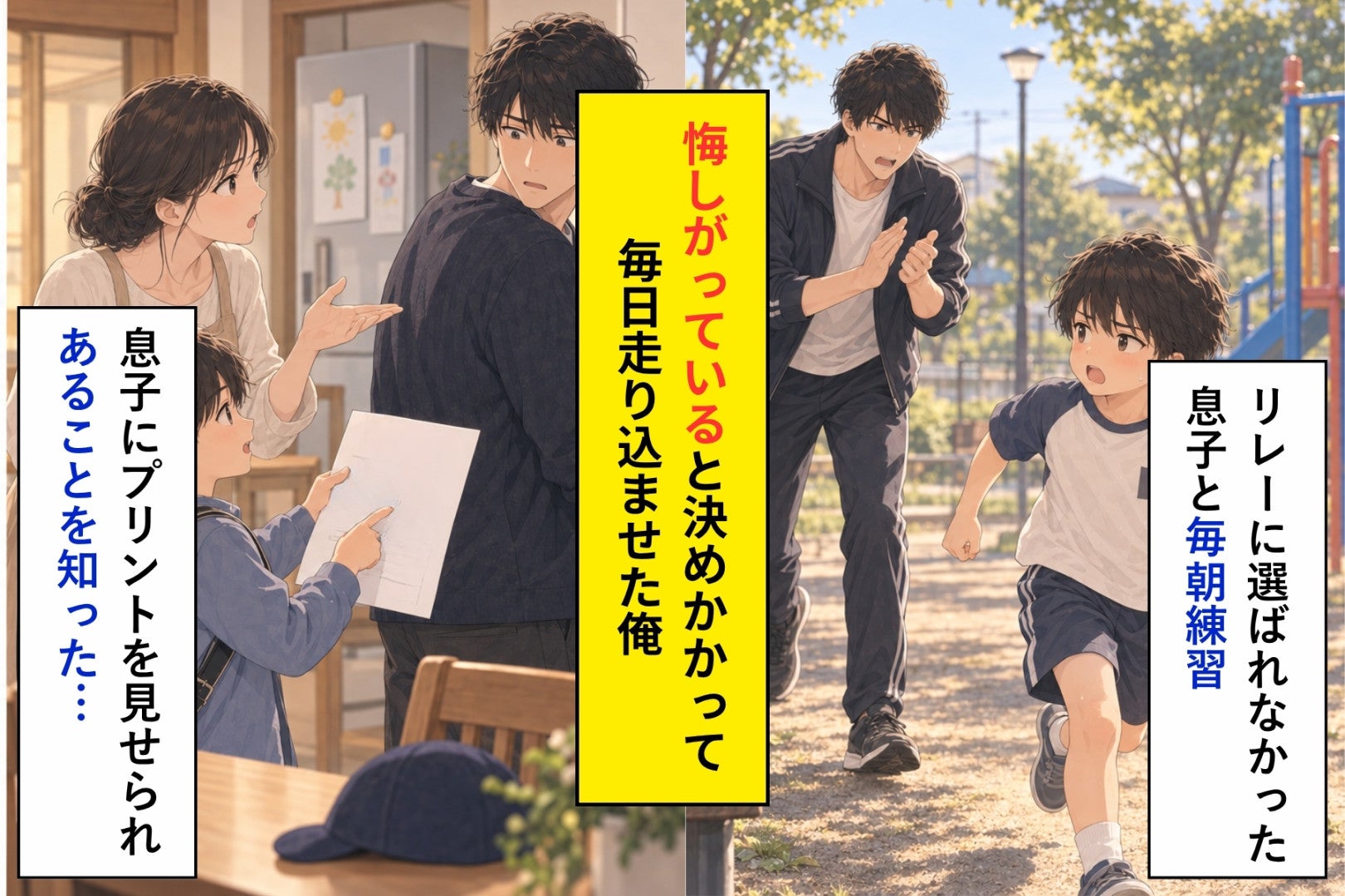 「悔しくないわけがないだろ」と言い張った俺は、息子の話を最後まで聞いていませんでした
