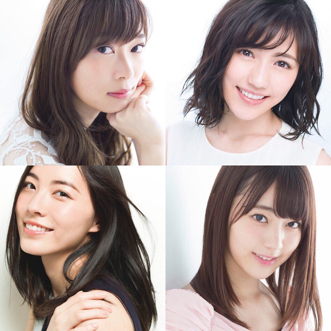 （左上から時計回りに）指原莉乃、渡辺麻友、宮脇咲良、松井珠理奈（画像提供：講談社）