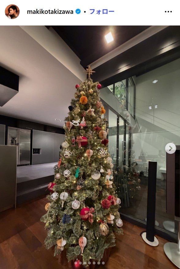 滝沢眞規子Instagramより