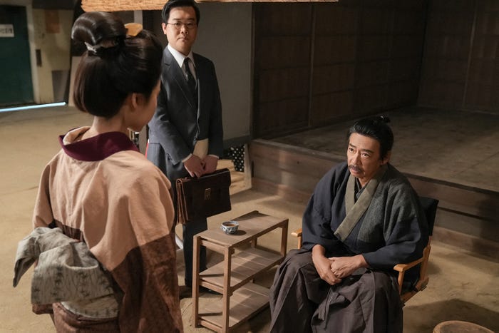 趣里、生瀬勝久「ブギウギ」第98話(C)NHK