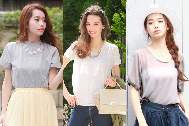 「無地Tシャツ」ならこなれカジュアルな着回しができる！