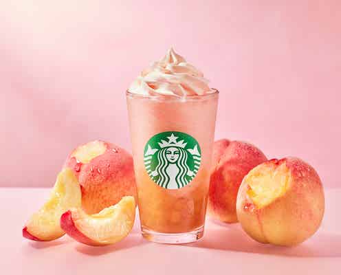 【スタバ新作メニュー】「GABURI ピーチ フラペチーノ」桃を丸かじりするようなジューシーな果肉感の一杯