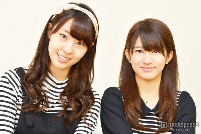 藤江れいな(左)、竹内美宥(右)