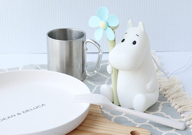 ムック本　ムック　付録　人気　おすすめ　オススメ　宝島社　宝島　レビュー　便利　優秀　当たり　最高　2023　扇風機　ミニ扇風機　ムーミン　moomin　食卓