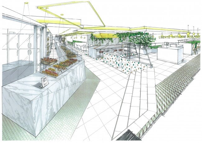 リベルテ・パティスリー・ブーランジェリー京都店イメージ／画像提供：レーサム