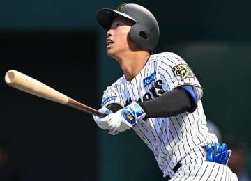 阪神・百崎 ドラ1・立石ら大物新人に負けん！顔面死球を乗り越え「来年は勝負の年」藤川監督も高評価する強打の内野手