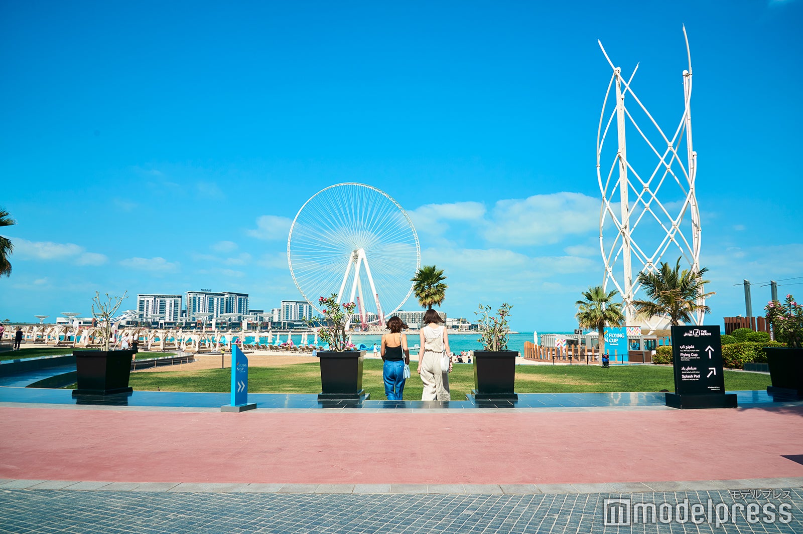 開放的な「ザ・ビーチ」エリア（C)モデルプレス