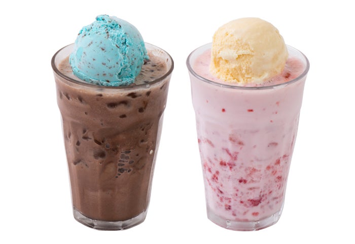 なめこドリンク～クラッシュショコラミルク～、　ラブなめこドリンク～クラッシュいちごミルク～680円（税込）（C)Beeworks／SUCCESS（C）B・S/NMP