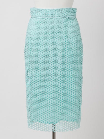 アイレットレース タイトスカート「DRWCYS」4,536円(税込)