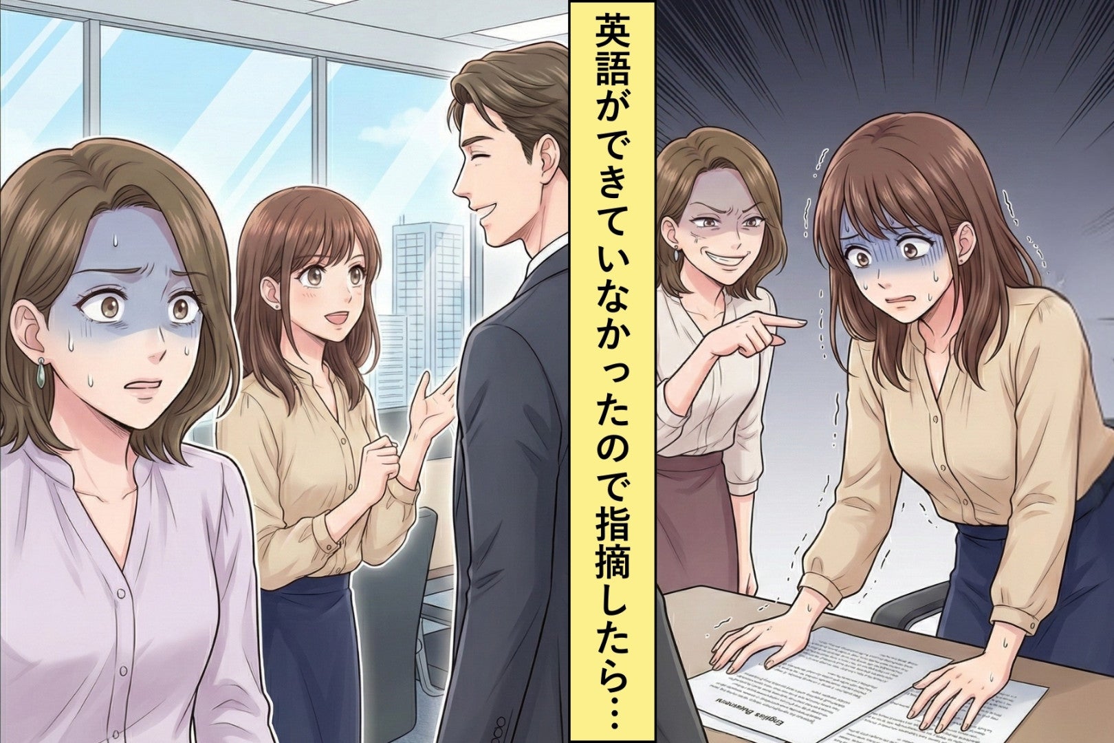 同僚に「英語もできないの？」と言い放った私→翌週、彼女が通訳なしで商談を回す姿を見て言葉を失った話