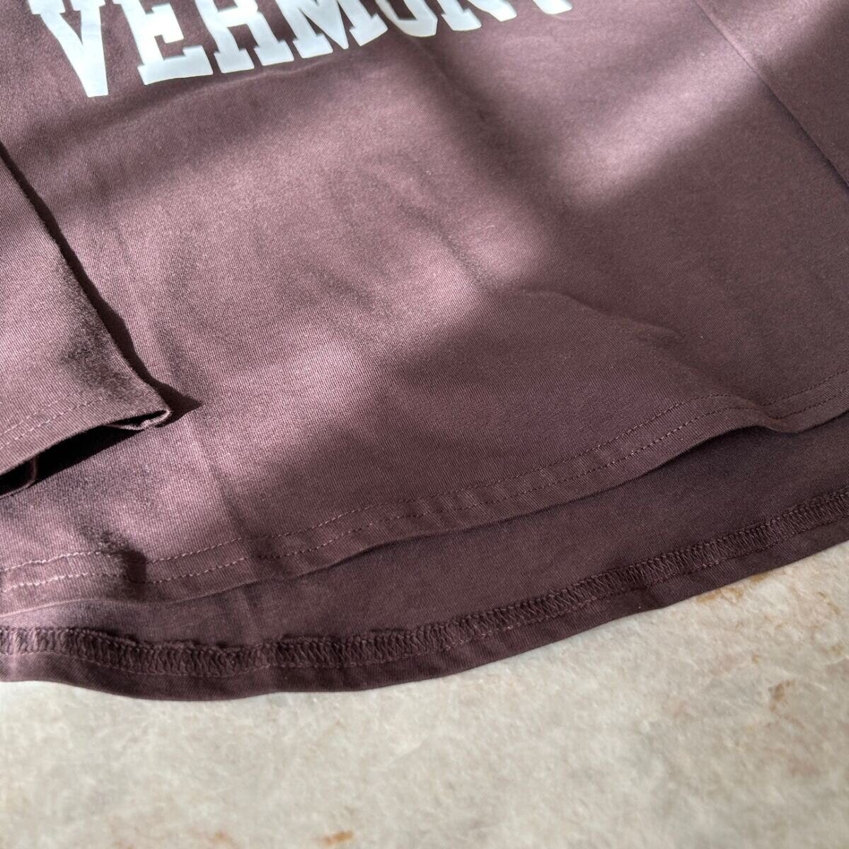 cocaビッグロゴロングTシャツ　ヘムライン