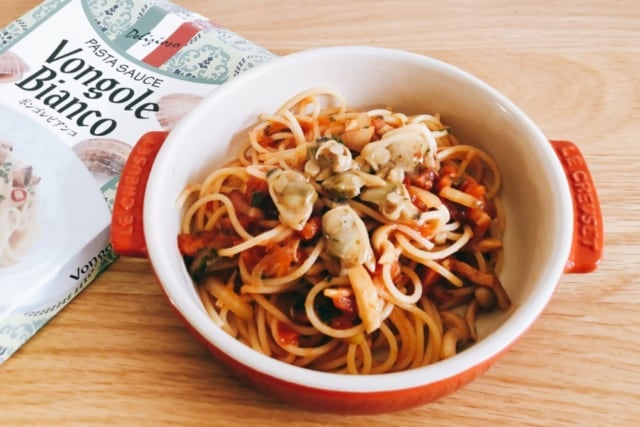 カルディ ボンゴレビアンコ トマト味