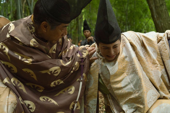 岸谷五朗、高杉真宙「光る君へ」第39話(C)NHK